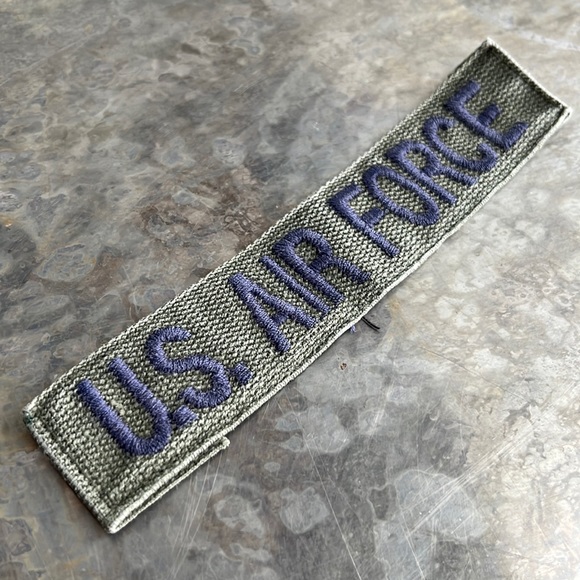 U.S. AIR FORCE embroidered tape patch - Vintage - Picture 3 of 10